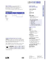 Preview for 69 page of LCN 4110 Series Peel-N-Stick Product Manual