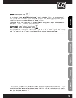 Preview for 13 page of LD MAUI 28 User Manual