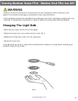 Preview for 18 page of Le Cappe ISLAND MOUNT HOODS Instructions Manual And User Manual