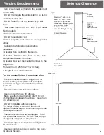 Preview for 6 page of Le Cappe WALL MOUNT HOODS Instructions Manual And User Manual