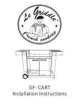 Le Griddle GF-CART Installation Instructions Manual preview