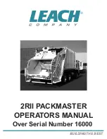 Leach 2R-II Operator'S Manual preview