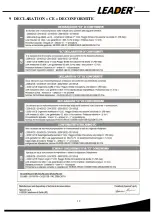 Preview for 13 page of Leader 15BARS User Manual