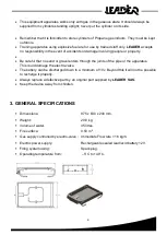 Preview for 5 page of Leader AEROS 2 User Manual