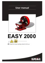 Leader EASY 2000 User Manual preview