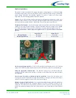 Preview for 22 page of Leading Edge GA-LETU-013 Installation & Operation Manual