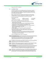 Preview for 28 page of Leading Edge LE-600 Installation & Operation Manual