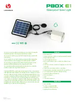 Preview for 1 page of leadsun PEBOX E1 Quick Start Manual
