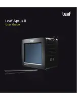 Preview for 1 page of Leaf Aptus-II User Manual