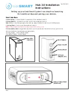 Preview for 1 page of LeakSmart Hub 3.0 Installation Instructions Manual