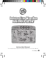 LeapFrog Interactive Wooden Animal Puzzle Instruction Manual preview