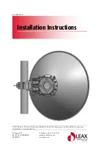 LEAX 903-CIS0163-B Installation Instructions Manual preview