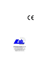 Preview for 24 page of Leb Electronics ARES230 Instructions And Warnings For Installation, Use And Maintenance