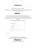 Preview for 11 page of Lec CF100LW User Manual