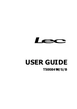 Preview for 1 page of Lec T50084B User Manual