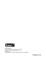 Preview for 19 page of Lec TF55152S User Manual