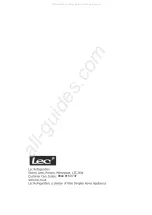 Preview for 16 page of Lec TL55142W User Manual