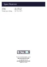 Preview for 5 page of Lectron CCS1 User Manual