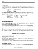 Preview for 10 page of Lectrosonics TH3 Operating Instructions Manual