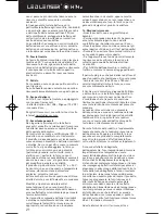 Preview for 22 page of Led Lenser H14.2 Operating Instructions Manual