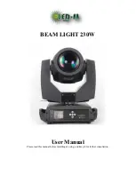 Preview for 1 page of LED-M BEAM LIGHT 230W User Manual