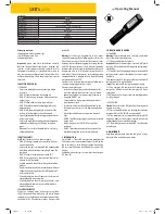 Preview for 3 page of LED's work 700327 Operating Manual