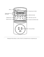 Preview for 2 page of Lee Valley Tools Kill-A-Watt P4400 Operation Manuals