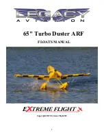 Preview for 1 page of LEGACY AVIATION 65" Turbo Duster Floats Manual