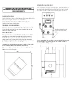 Preview for 8 page of Legacy Stoves SF250 Tribute Installation And Operator'S Manual