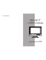 Legacy LSC7 Owner'S Manual preview