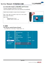 Preview for 19 page of Legamaster PTX-8500 UHD Service Manual