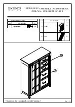 Preview for 5 page of LEGENDS FURNITURE ZRST-7101 Assembly Instructions Manual