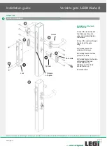 Preview for 4 page of LEGI Vario S Installation Manual