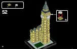 Preview for 60 page of LEGO ARCHITECTURE BIG BEN Building Instructions