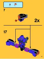 Preview for 17 page of LEGO MARVEL SUPER HEROES X-MEN 76022 Manual