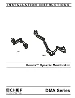 LEGRAND CHIEF Koncis DMA Series Installation Instructions Manual preview