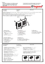 LEGRAND Eliocad 766 88 Quick Start Manual preview