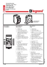 Preview for 1 page of LEGRAND LEXIC 26092 Manual