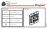 Preview for 1 page of LEGRAND PRO 21 7756 45 Manual