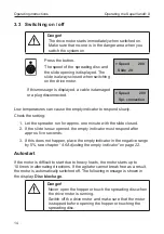 Preview for 14 page of LEHNER SuperVario X Operating Instructions With Spare Parts List