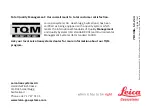 Preview for 126 page of Leica Geosystems TM6100A User Manual