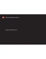 Leica Digital-Modul R Instructions Manual preview