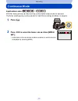 Preview for 77 page of Leica V-LUX 4 Instructions Manual