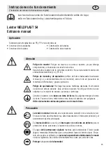 Preview for 45 page of Leister WELDPLAST S4 Operating Instructions Manual