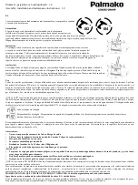 Preview for 21 page of Lemeks Palmako KASPER MV100-3720-3 Assembly, Installation And Maintenance Instructions