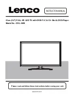 LENCO DVL-2458 BLACK Instruction Manual preview