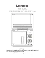 LENCO DVP-741 User Manual preview