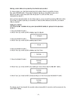 Preview for 8 page of LENCO IR-2100 User Manual