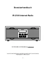 Preview for 26 page of LENCO IR-2100 User Manual