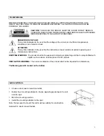 Preview for 2 page of LENCO KCR-9 Instruction Manual